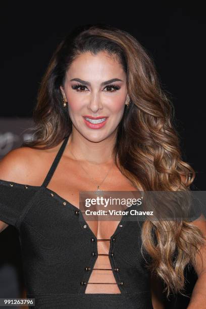 Ninel Conde attends a press conferenc to promote the theater play "Las Arpias" at El Telon de Asfalto on July 3, 2018 in Mexico City, Mexico.