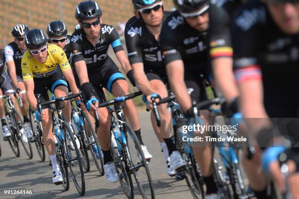 72Th Paris - Nice 2014, Stage 5 Thomas Geraint Yellow Jersey, Team Sky / Creches-Sur-Saone - Rive-De-Gier / Pn Etape Rit Parijs / Tim De Waele