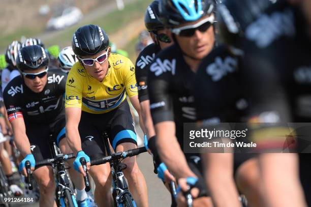 72Th Paris - Nice 2014, Stage 5 Thomas Geraint Yellow Jersey, Team Sky / Creches-Sur-Saone - Rive-De-Gier / Pn Etape Rit Parijs / Tim De Waele