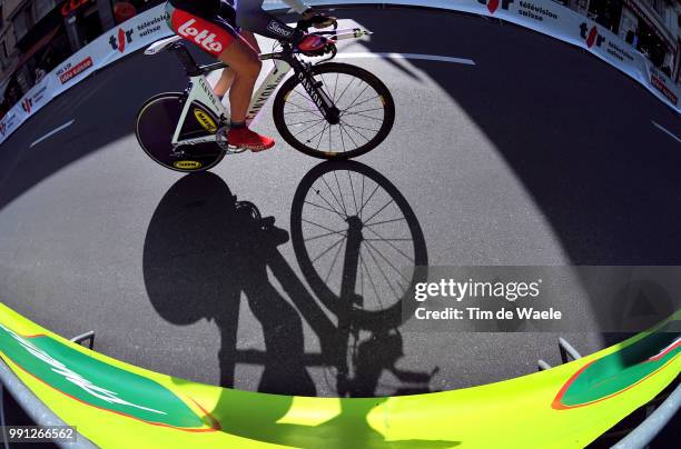 Tour Romandie 2009, Prologueillustration Illustratie, Shadow Hombre Schaduw /Lausanne - Lausanne , Prologue Proloog, Time Trial Contre La Montre...