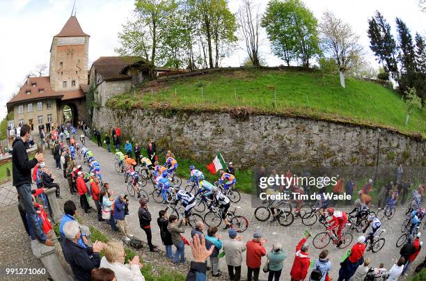 Tour Romandie 2009, Stage 1Illustration Illustratie, Peleton Peloton, Fribourg Beau Chemin, Landscape Paysage Landschap /Montreux - Fribourg , Ronde,...