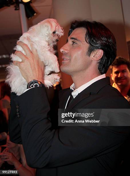 Actor Gilles Marini attends 17th Annual Race to Erase MS event cocktail reception co-chaired by Nancy Davis and Tommy Hilfiger at the Hyatt Regency...