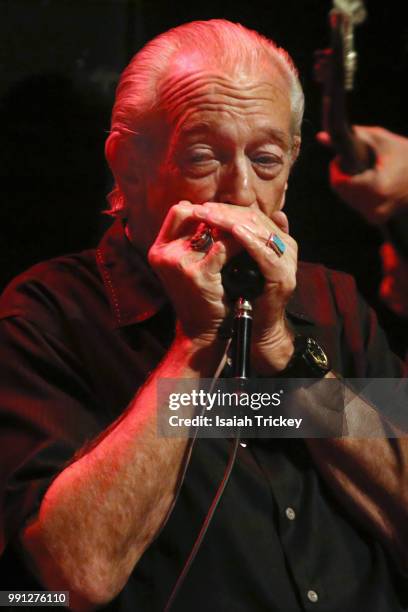 Charlie Musselwhite performs during the 2018 Montreal International Jazz Festival at Salle Wilfrid-Pelletier, Place des Arts on July 3, 2018 in...