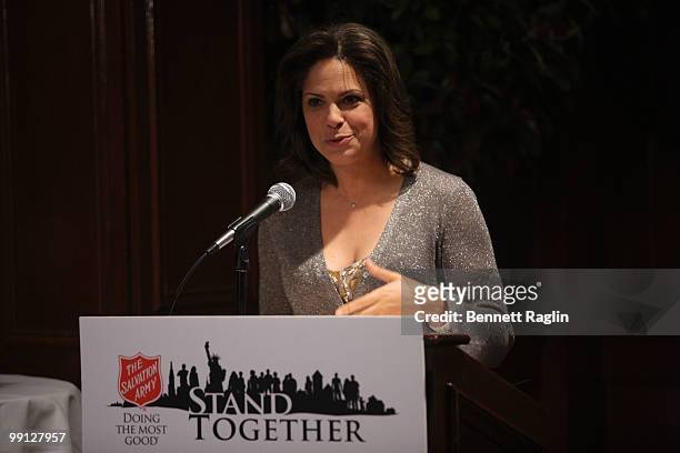 Personality Soledad O'Brien attends the Salvation Army's Book Club Luncheon Series for "If It Takes a Village, Build One" at 21 Club on May 12, 2010...