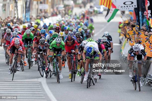 94Th Volta Catalunya 2014, Stage 1Arrival Sprint/ Luka Mezgec / Leigh Howard / Julian Alaphilippe / Paul Martens / Tosh Van Der Sande...