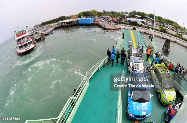 100Th Giro D'Italia 2009, Stage 2Illustration Illustratie, Boat Bateau Boot Transfert /Jesolo - Trieste , Tour Of Italy, Tour Italie, Ronde Van...