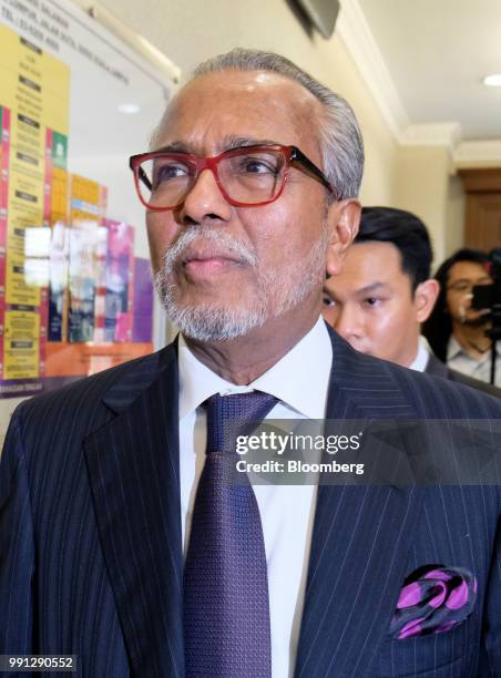 Shafee Abdullah, lawyer to Malaysias former Prime Minister Najib Razak, attends the charging of Najib at the Kuala Lumpur Courts Complex in Kuala...