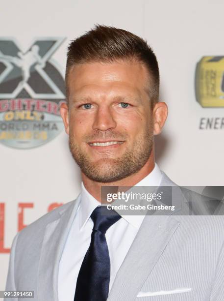 Cast member of "Flip or Flop Vegas" mixed martial artist Bristol Marunde attends the 10th annual Fighters Only World Mixed Martial Arts Awards at...