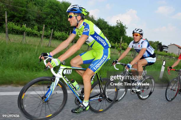 100Th Giro D'Italia 2009, Stage 3Iban Basso , Fabian Cancellara /Grado - Valdobbiadene , Tour Of Italy, Tour Italie, Ronde Van Italie, Rit Etape, Tim...