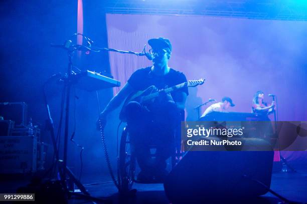 Portugal The Man in concert at Fabrique in Milano, Italy, on July 3 2018