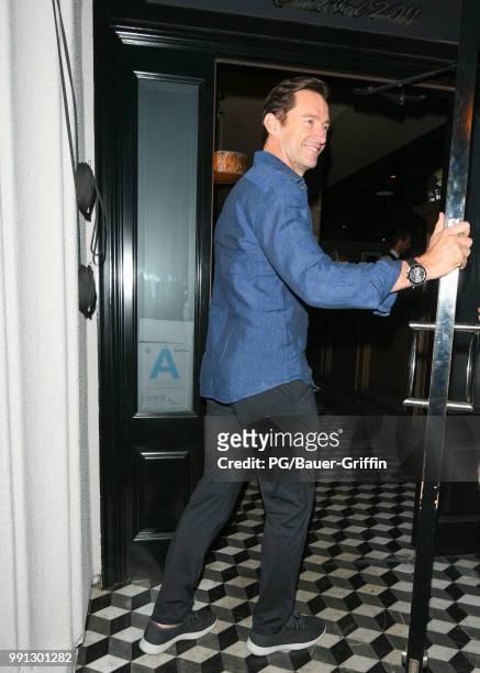 Hugh Jackman is seen on July 03, 2018 in Los Angeles, California.