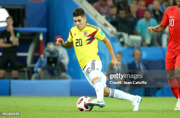Juan Fernando Quintero of Colombia during the 2018 FIFA World Cup Russia Round of 16 match between Colombia and England at Spartak Stadium on July 3,...
