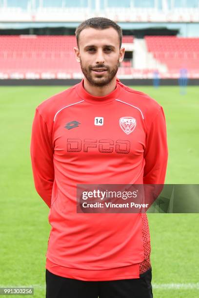 Jordan Marie of DFCO of during first training session of new season 2018/2019 on July 3, 2018 in Dijon, France.