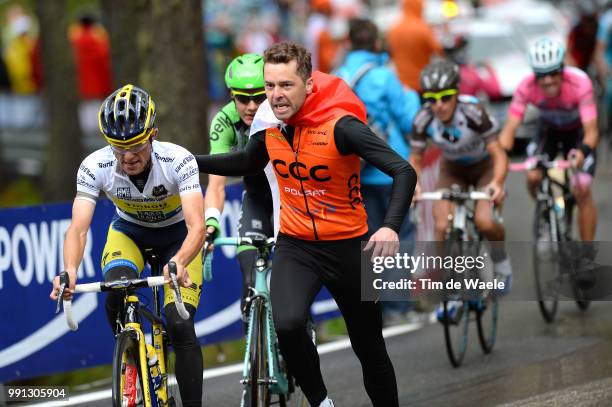 97Th Tour Of Italy 2014, Stage 16 Majka Rafal White Young Jersey, Fans Supporters Public Publiek Spectators, Ponte Di Legno - Val Martello Martelltal...