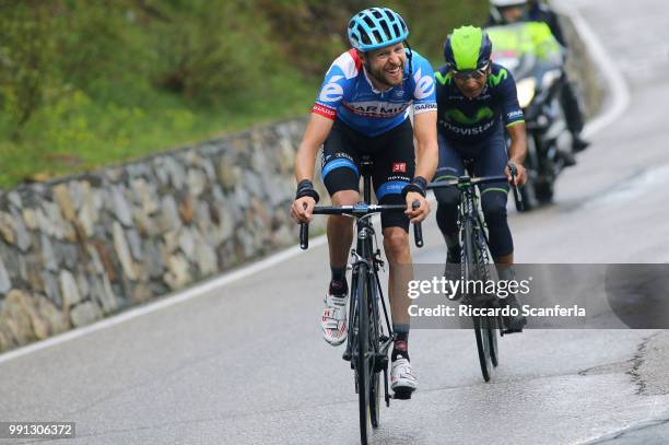97Th Tour Of Italy 2014, Stage 16 Arrival, Hesjedal Ryder / Quintana Nairo / Ponte Di Legno - Val Martello Martelltal 2059M / Giro Tour Ronde Van...
