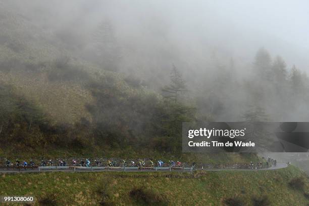 97Th Tour Of Italy 2014, Stage 16 Illustration Illustratie, Peleton Peloton, Passo Gavia Mountains Montagnes Bergen, Landscape Paysage Landschap,...