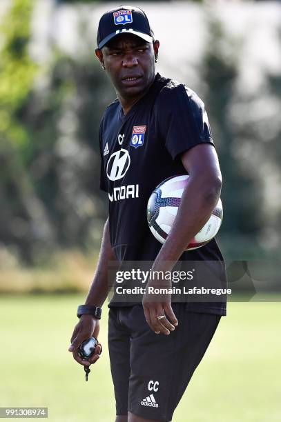 Claudio Cacapa of Lyon during the press conference of the Olympique Lyonnais on July 3, 2018 in Lyon, France.