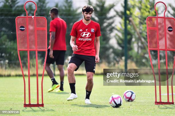 Martin Terrier of Lyon during the press conference of the Olympique Lyonnais on July 3, 2018 in Lyon, France.