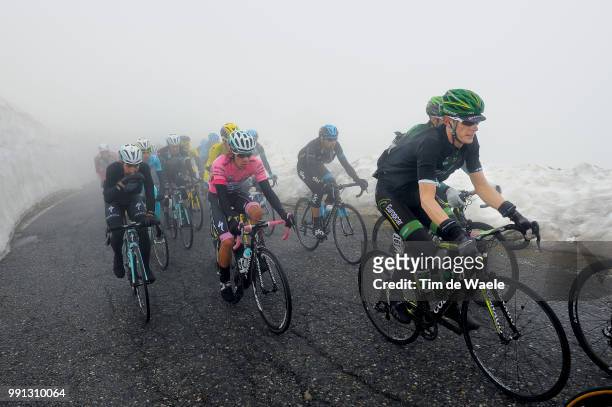 97Th Tour Of Italy 2014, Stage 16 Rolland Pierre / Uran Rigoberto Pink Leader Jersey, De Gendt Thomas / Passo Gavia / Snow Neige Sneeuw, Ponte Di...