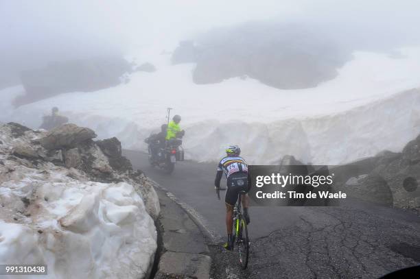 97Th Tour Of Italy 2014, Stage 16 Illustration Illustratie, Chalapud Gomez Robinson / Passo Gavia / Snow Neige Sneeuw, Ponte Di Legno - Val Martello...