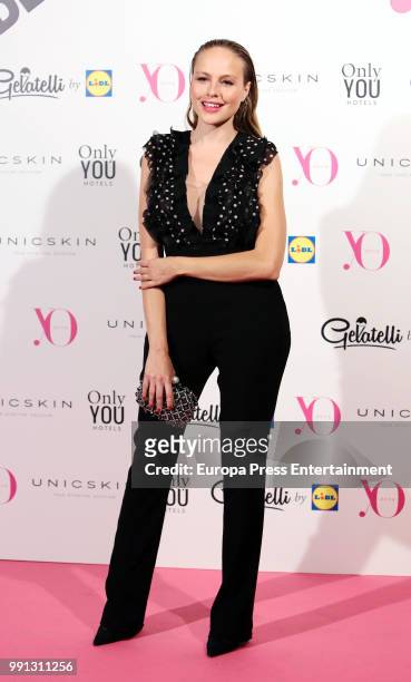 Esmeralda Moya attends the 'Yo Dona' party at Only You Hotel Atocha on July 3, 2018 in Madrid, Spain.