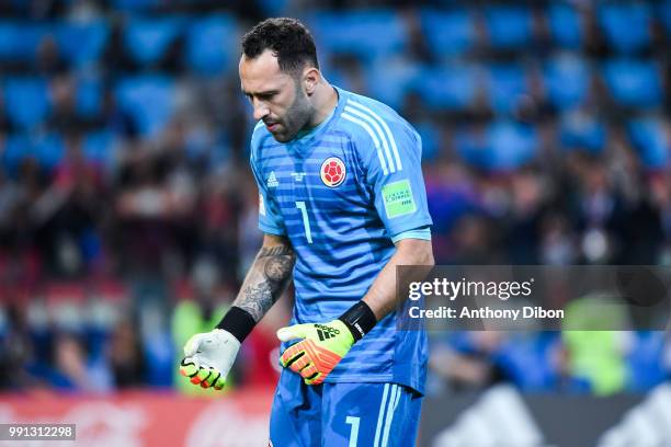 David Ospina of Colombia during the 2018 FIFA World Cup Russia Round of 16 match between Colombia and England at Spartak Stadium on July 3, 2018 in...