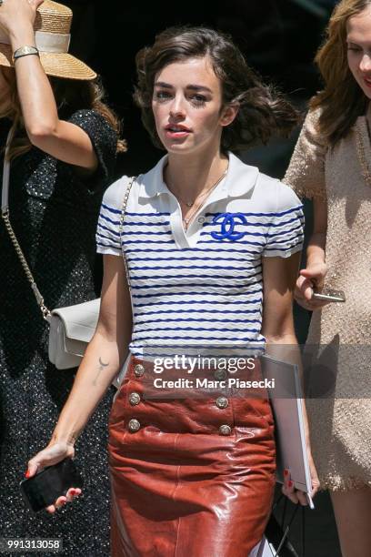 Belen Chavanne attends the Chanel Haute Couture Fall/Winter 2018-2019 show as part of Paris Fashion Week on July 3, 2018 in Paris, France.