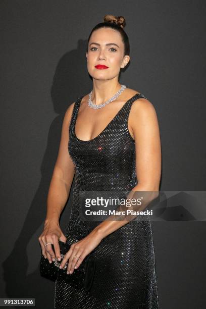 Singer Mandy Moore attends the Vogue Foundation Dinner Photocall as part of Paris Fashion Week - Haute Couture Fall/Winter 2018-2019 at Musee...