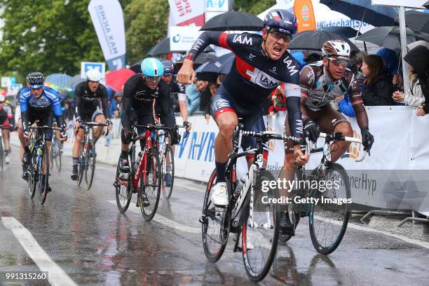 Tour Bayern Rundfahrt, Stage 1Arrival/ Sprint/ Heinrich Haussler Celebration Joie Vreugde/ Yauheni Hutarovich / Steele Von Hoff / Sam Bennett / Roger...