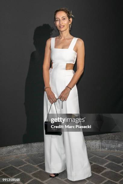 Alexandra Golovanoff attends the Vogue Foundation Dinner Photocall as part of Paris Fashion Week - Haute Couture Fall/Winter 2018-2019 at Musee...