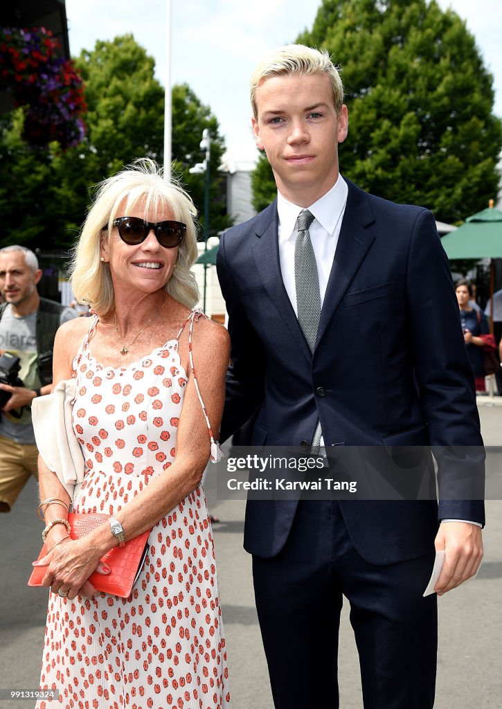 Celebrities Attend Wimbledon