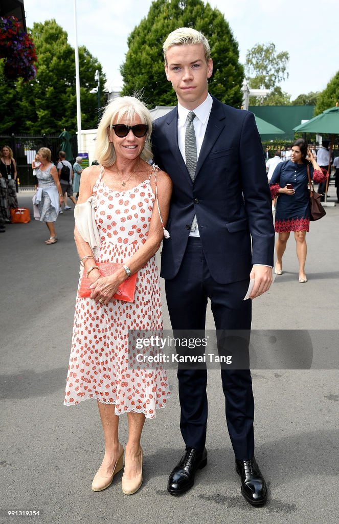 Celebrities Attend Wimbledon