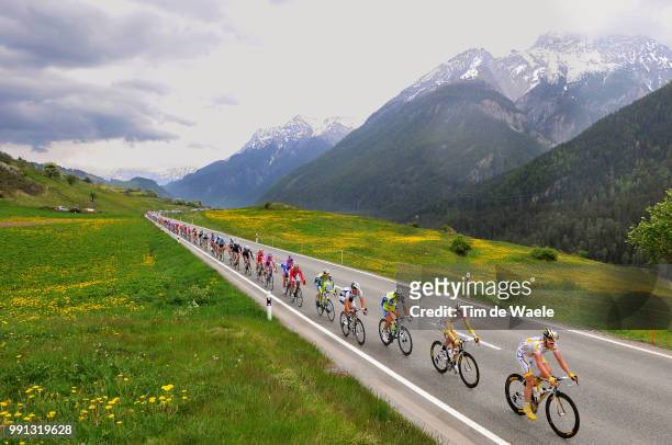100Th Giro D'Italia 2009, Stage 7Illustration Illustratie, Peleton Peloton, Mountains Montagnes Bergen, Landscape Paysage Landschap, Michael Rogers ,...