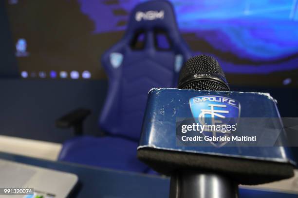 General view of Empoli FC during the first press conference of the 2018/2019 season on July 4, 2018 in Empoli, Italy.