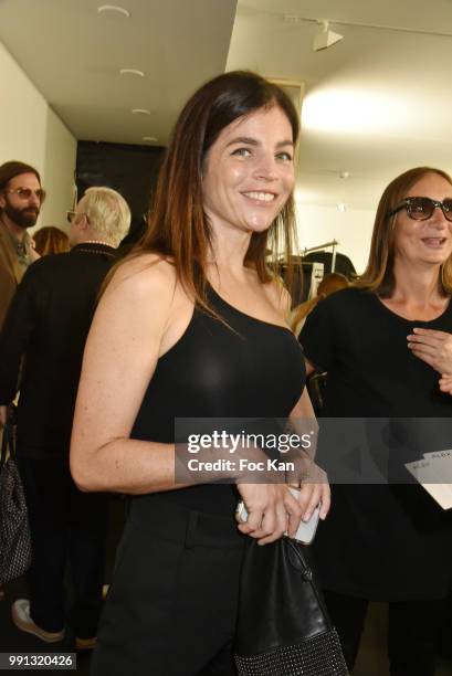 Julia Restoin Roitfeld attends the Alexandre Vauthier Haute Couture Fall Winter 2018/2019 show as part of Paris Fashion Week on July 3, 2018 in...