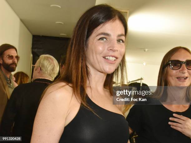 Julia Restoin Roitfeld attends the Alexandre Vauthier Haute Couture Fall Winter 2018/2019 show as part of Paris Fashion Week on July 3, 2018 in...