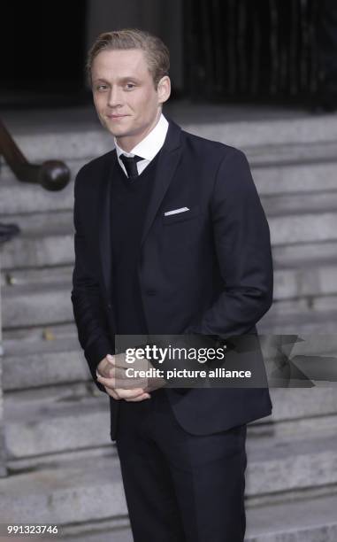 Matthias Schweighoefer arrives at the 'GQ Men of the Year 2017' gala at the Komische Oper in Berlin, Germany, 9 November 2017. Photo: Jörg...