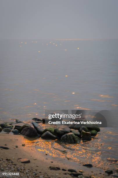 baikal. olkhon island. sparkling water - olkhon island stock pictures, royalty-free photos & images