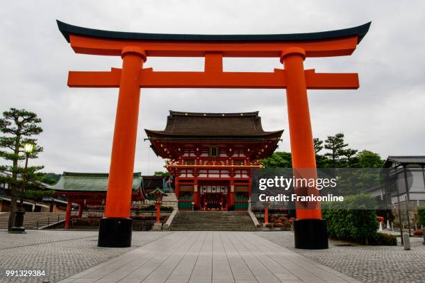 fushimi inari taisha - inari shrine stock pictures, royalty-free photos & images