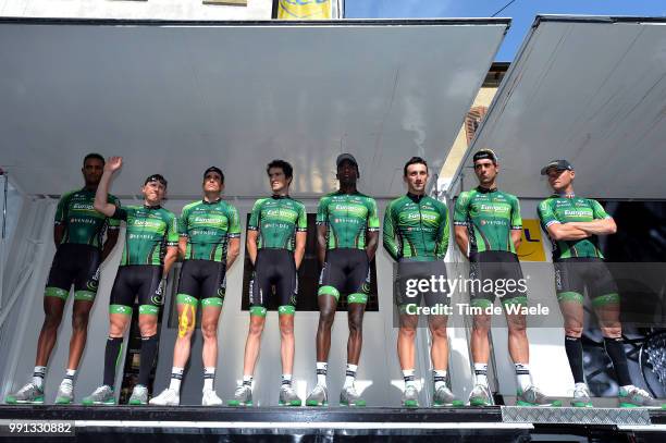 66Th Criterium Du Dauphine 2014, Stage 2 Voeckler Thomas / Berhane Natnael / Cousin Jerome / Gautier Cyril / Jerome Vincent / Martinez Yannick / Reza...