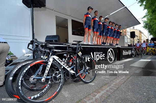 66Th Criterium Du Dauphine 2014, Stage 2 Scott Bike Velo Fiets, Team Iam / Chavanel Sylvain / Brandle Matthias / Denifl Stephan / Hinault Sebastien /...