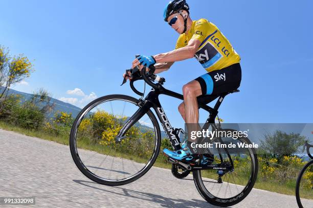 66Th Criterium Du Dauphine 2014, Stage 4 Froome Christopher Yellow Leader Jersey, Montelimar - Gap / Etappe Rit Tim De Waele