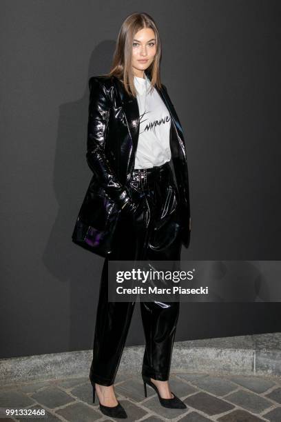 Grace Elizabeth attends the Vogue Foundation Dinner Photocall as part of Paris Fashion Week - Haute Couture Fall/Winter 2018-2019 at Musee Galliera...