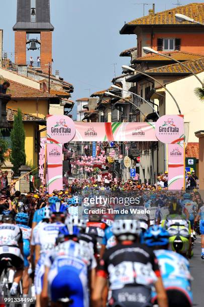 100Th Giro D'Italia 2009, Stage 13Illustration Illustratie, Peleton Peloton, Santa Croce Sull'Arno City Ville Stad, Landscape Paysage Landschap, Lido...
