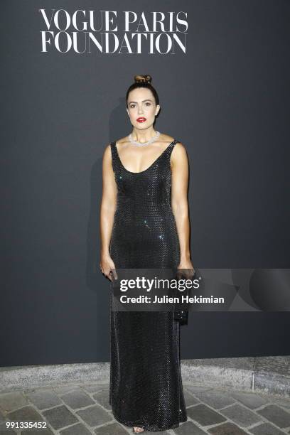 Mandy Moore attends Vogue Foundation Dinner Photocall as part of Paris Fashion Week - Haute Couture Fall/Winter 2018-2019 at Musee Galliera on July...