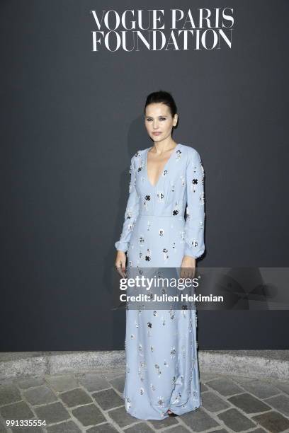 Virginie Ledoyen attends Vogue Foundation Dinner Photocall as part of Paris Fashion Week - Haute Couture Fall/Winter 2018-2019 at Musee Galliera on...