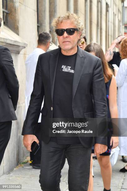 Renzo Rosso attends the Maison Margiela Haute Couture Fall Winter 2018/2019 show as part of Paris Fashion Week on July 4, 2018 in Paris, France.