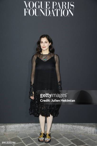 Amira Casar Vogue Foundation Dinner Photocall as part of Paris Fashion Week - Haute Couture Fall/Winter 2018-2019 at Musee Galliera on July 3, 2018...