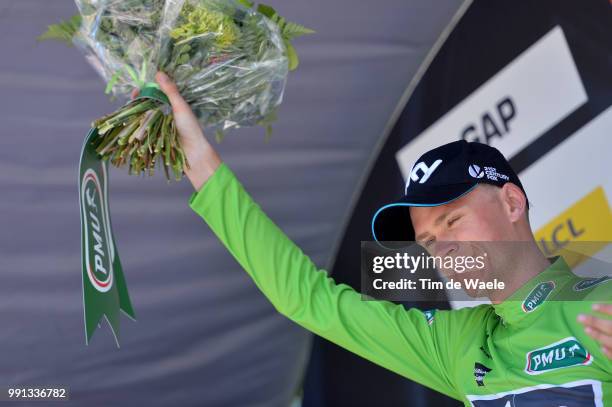 66Th Criterium Du Dauphine 2014, Stage 4 Podium, Froome Christopher Green Sprint Jersey, Celebration Joie Vreugde, Montelimar - Gap / Etappe Rit Tim...