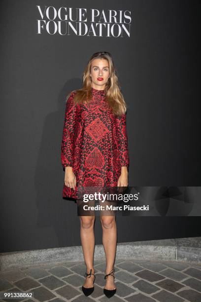 Photographer Sonia Sieff attends the Vogue Foundation Dinner Photocall as part of Paris Fashion Week - Haute Couture Fall/Winter 2018-2019 at Musee...